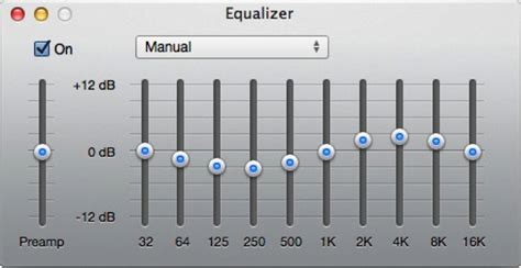 ecualizacion de sonido.